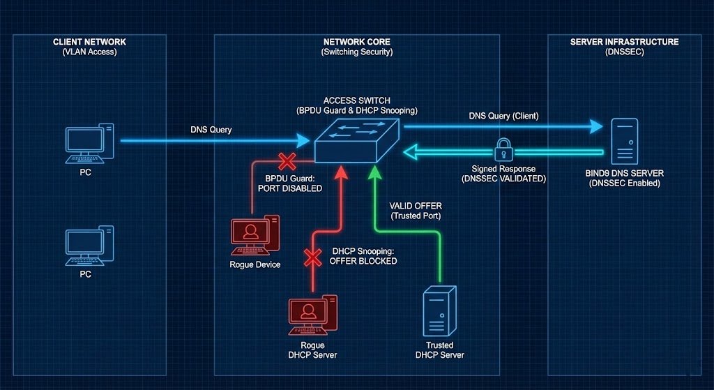 Capture d'écran de validation DNSSEC sur Windows Server